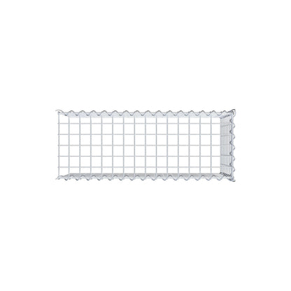 Grown-on gabion type 4 80 cm x 40 cm x 30 cm (L x H x D), mesh size 5 cm x 5 cm, spiral