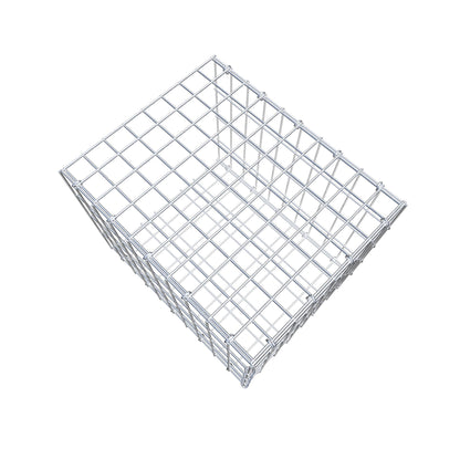Anbaugabione Typ 2 50 cm x 40 cm x 40 cm, Maschenweite 5 cm x 10 cm, C-Ring