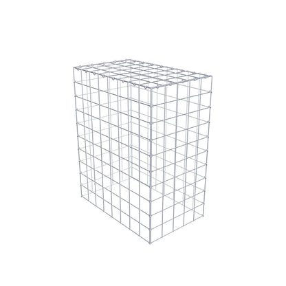 Mounted gabion type 3 100 cm x 80 cm x 50 cm (L x H x D), mesh size 10 cm x 10 cm, C-ring