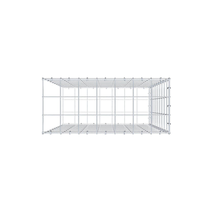 Anbaugabione Typ 2 100 cm x 70 cm x 30 cm (L x H x T), Maschenweite 10 cm x 10 cm, C-Ring