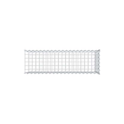 Grown-on gabion type 2 100 cm x 40 cm x 30 cm (L x H x D), mesh size 5 cm x 5 cm, spiral