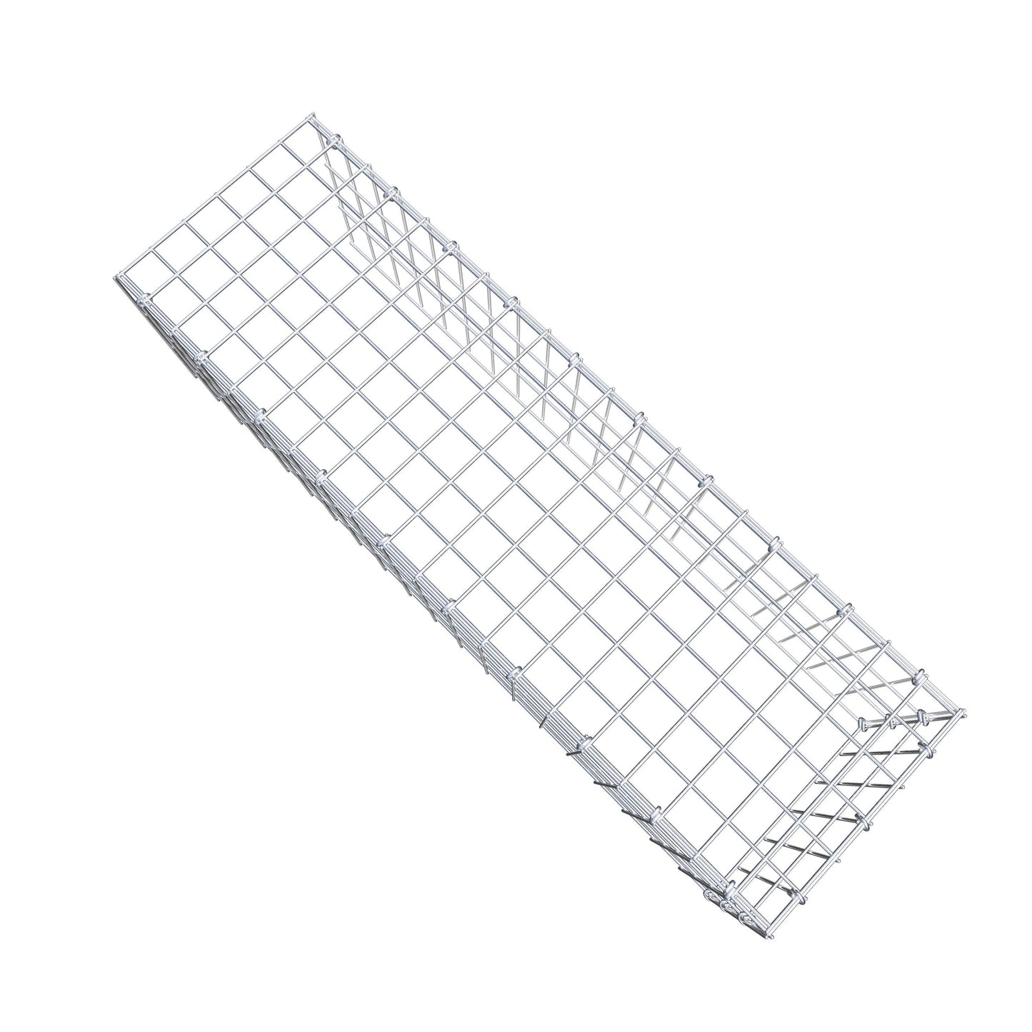 Gabião Tipo 4 100 cm x 30 cm x 30 cm (C x A x P), malhagem 5 cm x 10 cm, anel C