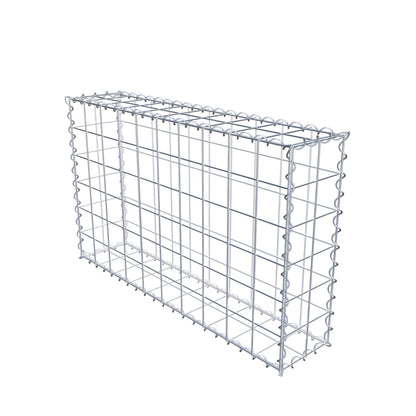 Gabion 100 cm x 60 cm x 20 cm (L x H x D), mesh size 10 cm x 10 cm, spiral