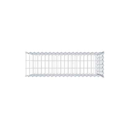 Gabbione aggiuntivo tipo 2 100 cm x 60 cm x 30 cm (L x A x P), maglia 5 cm x 10 cm, spirale