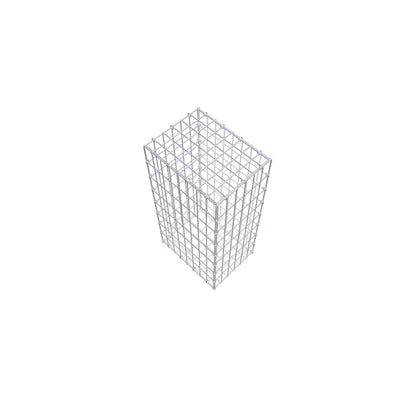 Gabion 80 cm x 40 cm x 30 cm (L x H x D), mesh size 5 cm x 10 cm, C-ring