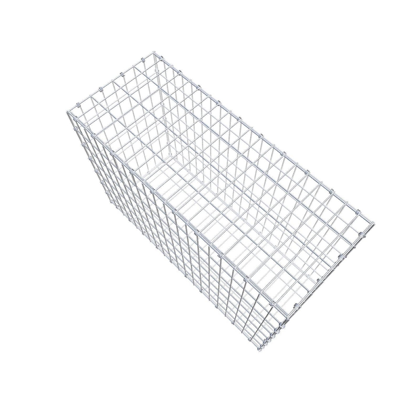 Gabion 100 cm x 70 cm x 40 cm (L x H x D), mesh size 5 x 10 cm, spiral ring