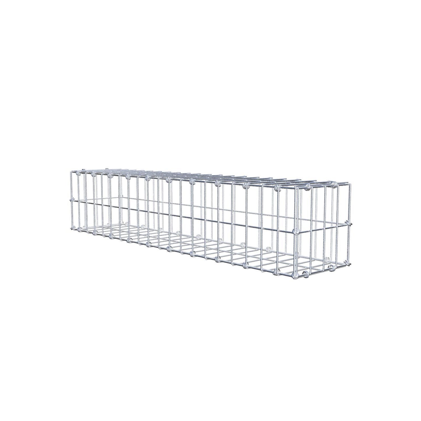 Gabion 100 cm x 20 cm x 20 cm (L x H x D), mesh size 5 x 10 cm, spiral ring