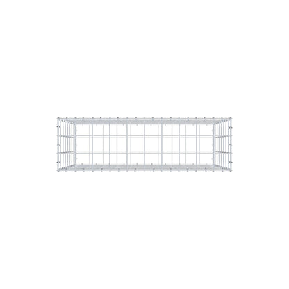 Schanskorf 100 cm x 80 cm x 30 cm (L x H x D), maaswijdte 10 cm x 10 cm, C-ring