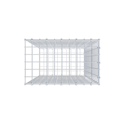 Gavión acoplable tipo 2 100 cm x 50 cm x 30 cm (L x A x P), malla 5 cm x 5 cm, anillo en C
