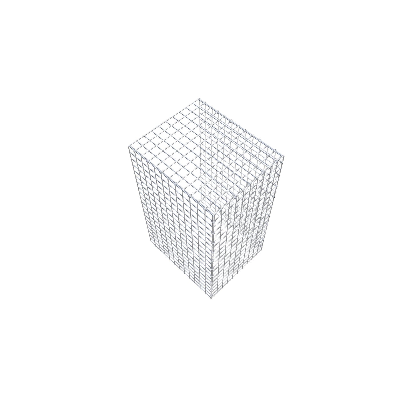 Fourche rapportée type 4 100 cm x 60 cm x 50 cm (L x H x P), mailles 5 cm x 5 cm, anneau C
