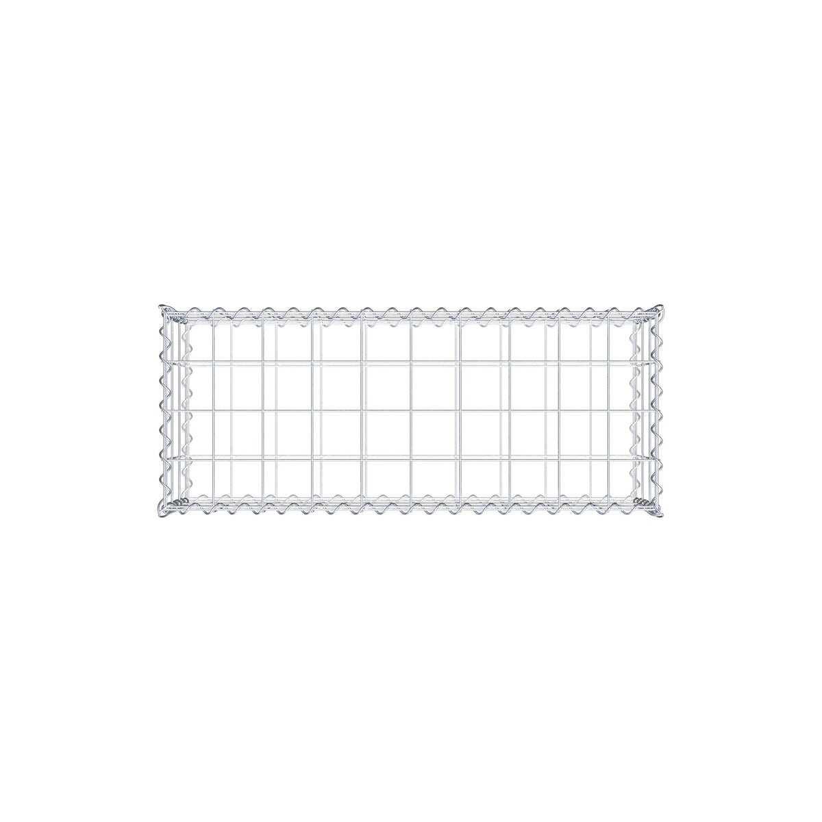 Gabion 100 cm x 30 cm x 40 cm (L x H x D), mesh size 10 cm x 10 cm, spiral