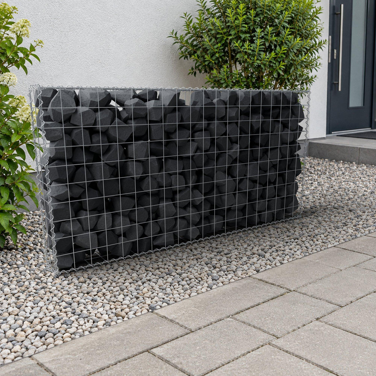 Gabion 200 cm x 100 cm x 20 cm (L x H x P), mailles 10 cm x 10 cm, spirale