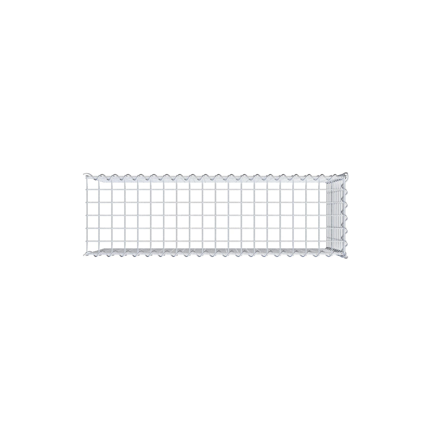Gavión adulto tipo 4 100 cm x 50 cm x 30 cm (largo x alto x profundidad), tamaño de malla 5 cm x 5 cm, espiral