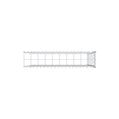Gabião Tipo 4 100 cm x 90 cm x 20 cm (C x A x P), malhagem 10 cm x 10 cm, espiral