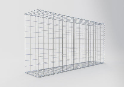 Grown-on gabion type 2 200 cm x 100 cm x 40 cm (L x H x D), mesh size 10 cm x 10 cm, spiral