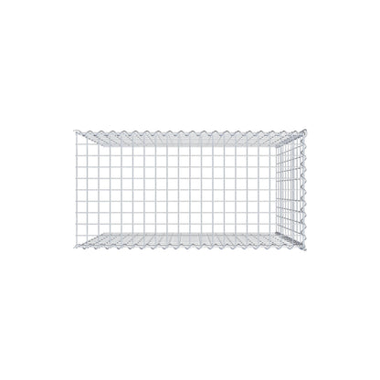 Anbaugabione Typ 4 100 cm x 100 cm x 50 cm (L x H x T), Maschenweite 5 cm x 10 cm, Spirale
