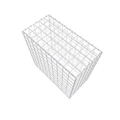 Gabion 100 cm x 100 cm x 50 cm (L x H x D), mesh size 10 x 10 cm, spiral ring