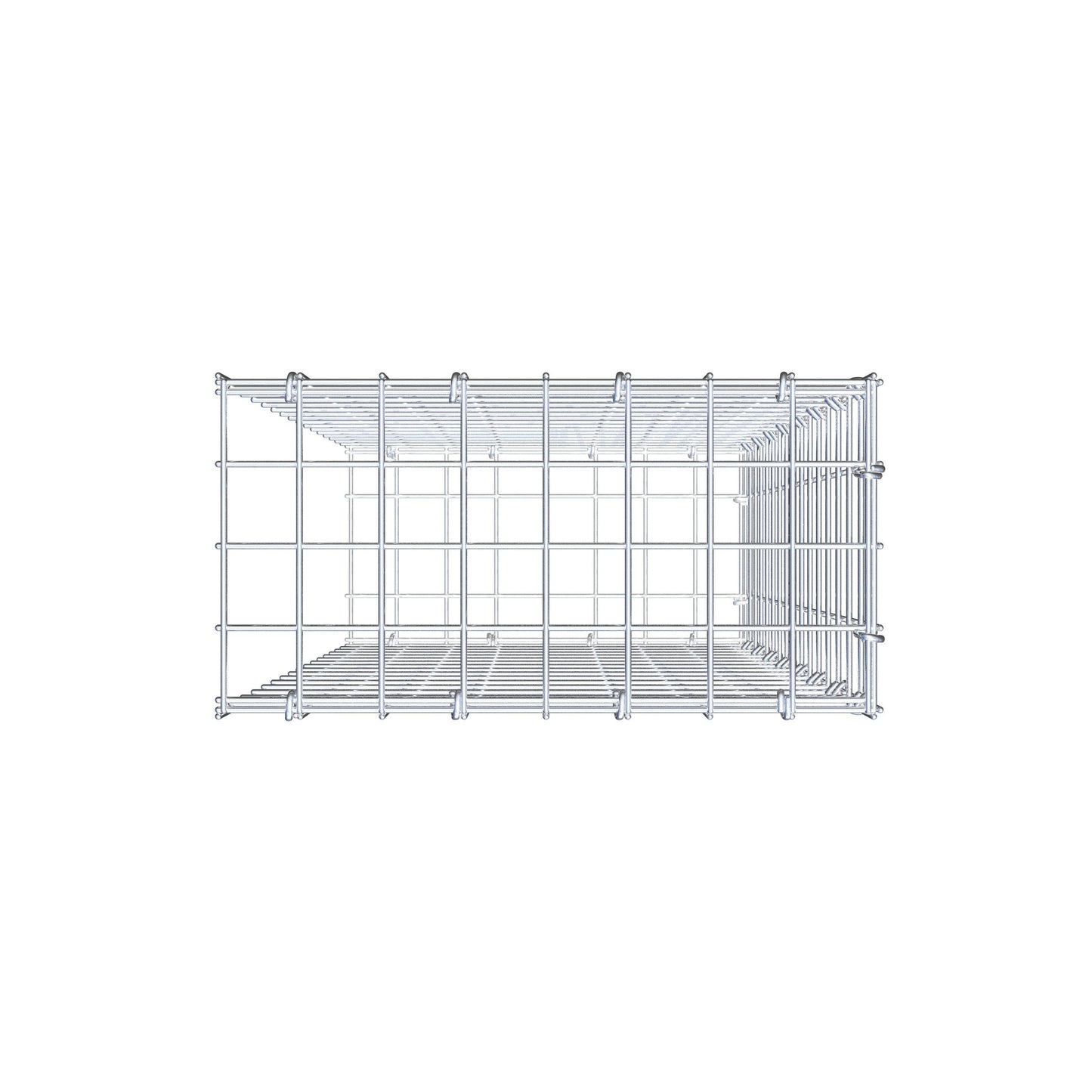Pile aggiuntivo tipo 2 80 cm x 40 cm x 20 cm (L x H x P), maglia 5 cm x 5 cm, anello a C