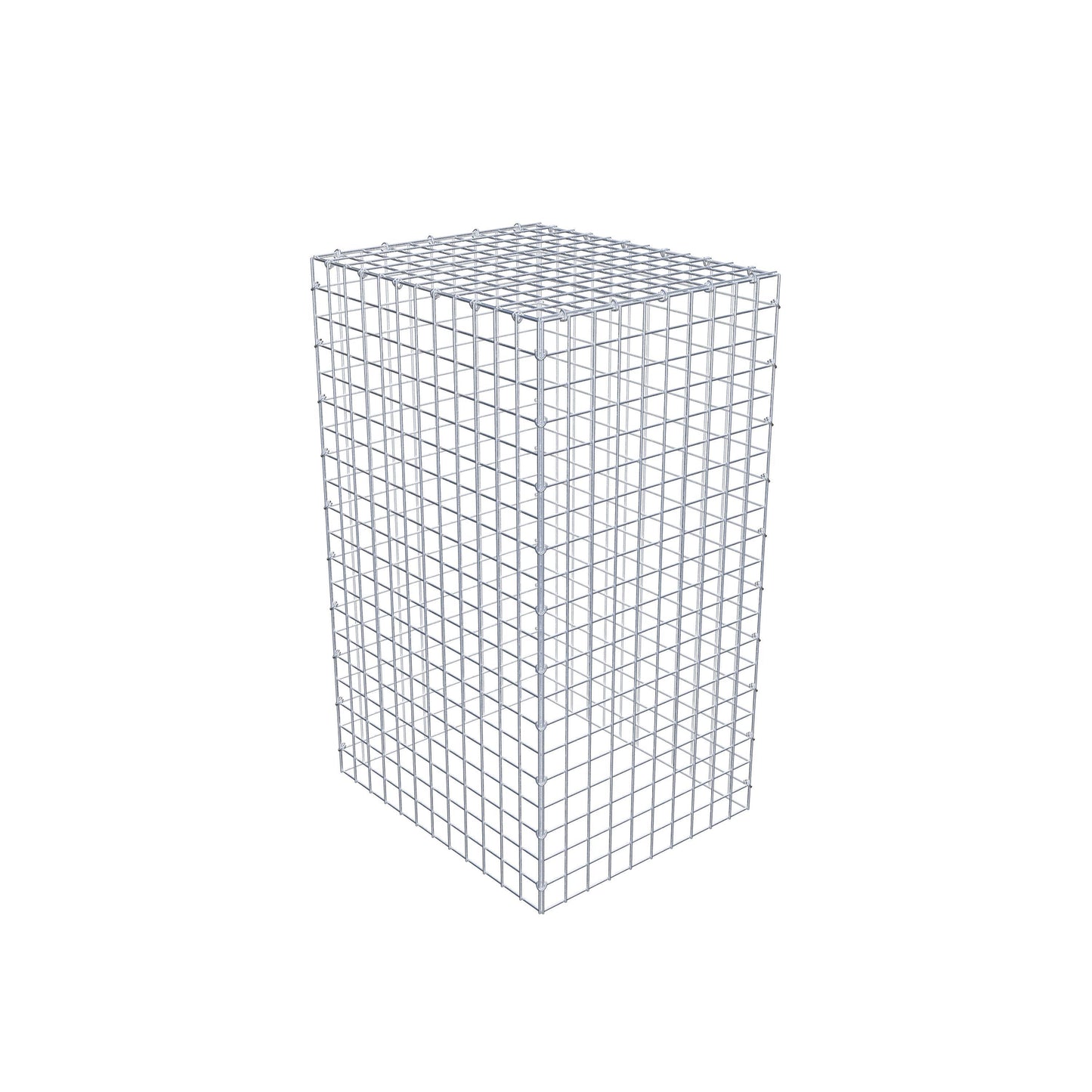 Anbaugabione Typ 3 100 cm x 60 cm x 50 cm (L x H x T), Maschenweite 5 cm x 5 cm, C-Ring
