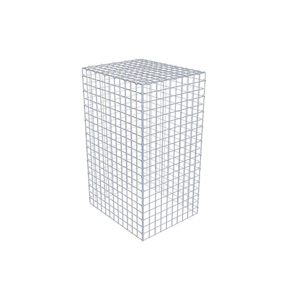 Anbaugabione Typ 3 100 cm x 60 cm x 50 cm (L x H x T), Maschenweite 5 cm x 5 cm, C-Ring