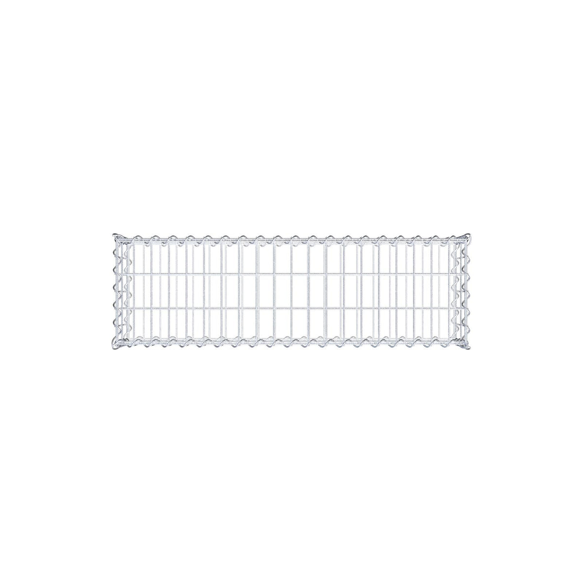 Gabion 100 cm x 20 cm x 30 cm (L x H x D), mesh size 5 cm x 10 cm, spiral