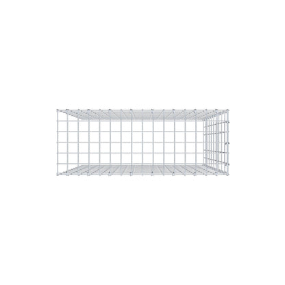 Fourche rapportée type 4 100 cm x 80 cm x 30 cm (L x H x P), mailles 5 cm x 10 cm, anneau C