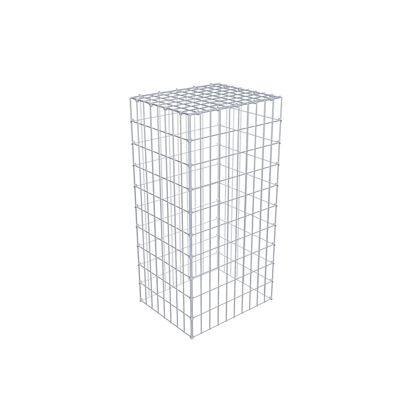 Anbaugabione Typ 3 100 cm x 40 cm x 50 cm (L x H x T), Maschenweite 5 cm x 10 cm, C-Ring