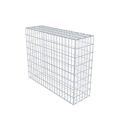 Gabion 100 cm x 80 cm x 30 cm (L x H x D), mesh size 5 x 10 cm, spiral ring