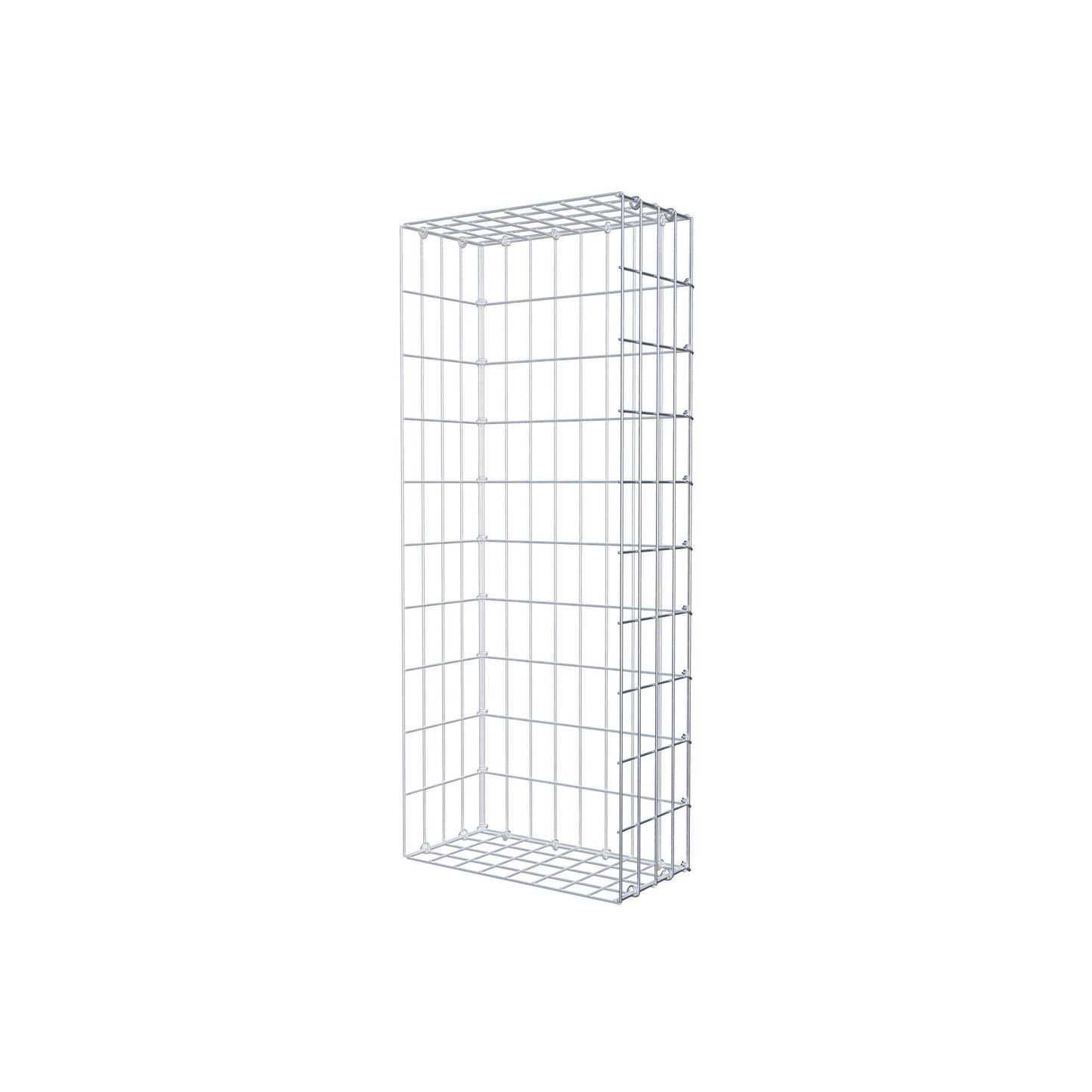 Fourche rapportée type 2 100 cm x 20 cm x 40 cm, mailles 5 cm x 10 cm, anneau en C