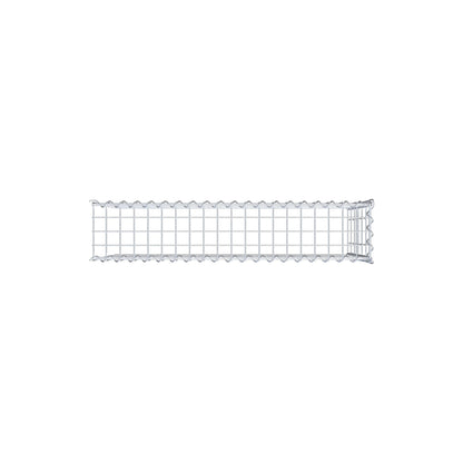 Grown-on gabion type 4 100 cm x 60 cm x 20 cm (L x H x D), mesh size 5 cm x 10 cm, spiral