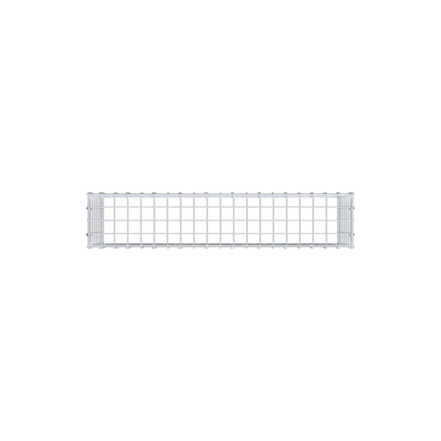 Mounted gabion type 3 100 cm x 40 cm x 20 cm (L x H x D), mesh size 5 cm x 5 cm, C-ring