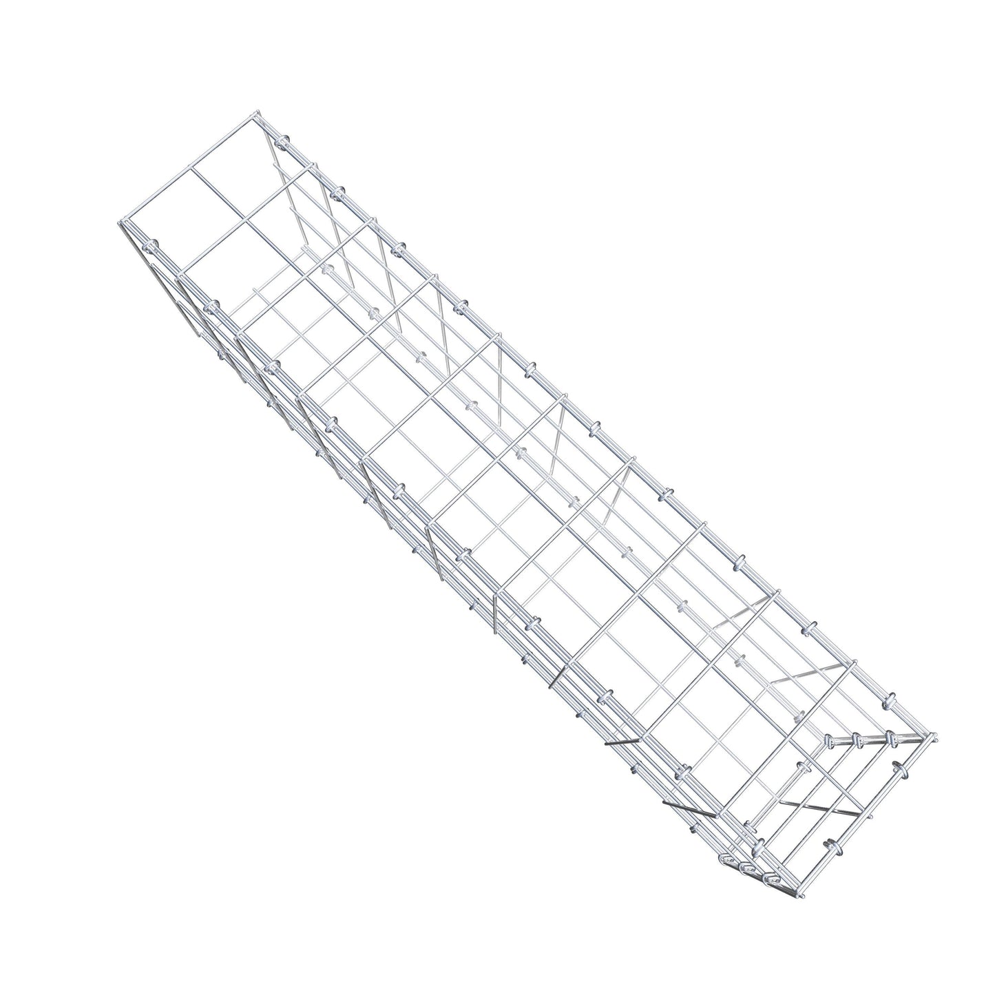 Gavión complementario de tipo 2 100 cm x 30 cm x 20 cm (L x A x P), malla 10 cm x 10 cm, anillo en C