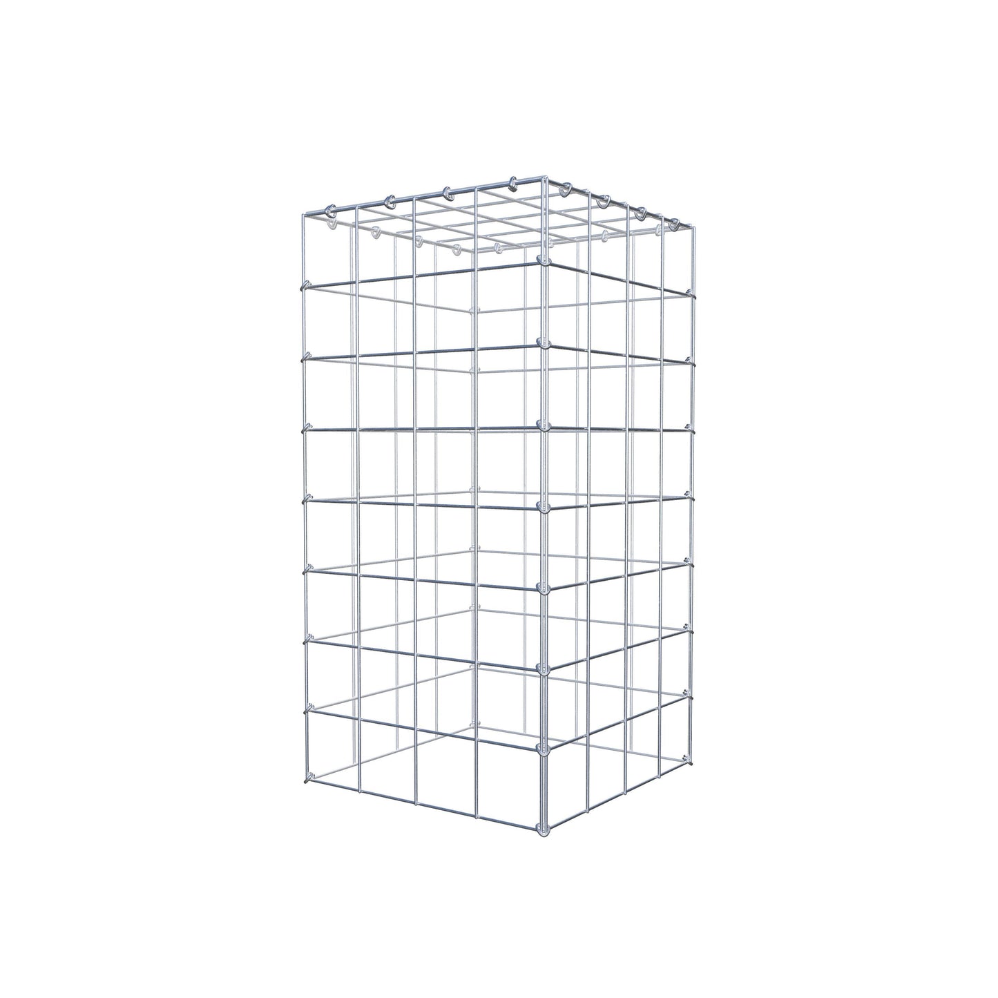Pilote adicional tipo 3 80 cm x 40 cm x 40 cm (L x A x P), malla 10 cm x 10 cm, anillo en C
