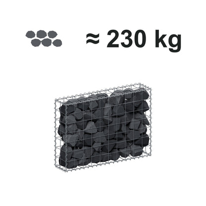 Gabion 100 cm x 70 cm x 20 cm (L x H x D), mesh size 10 cm x 10 cm, spiral