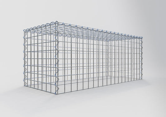 Gavión complementario tipo 3 100 cm x 40 cm x 40 cm (L x A x P), malla 5 cm x 5 cm, espiral