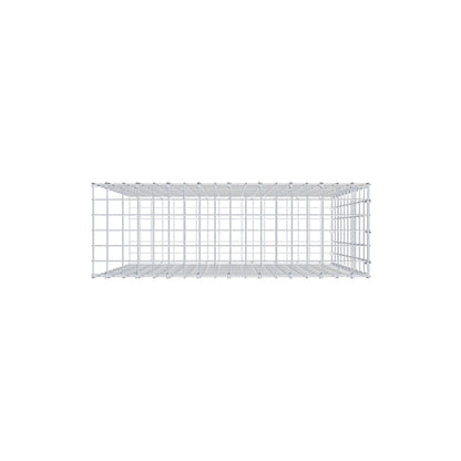 Pila adicional tipo 2 100 cm x 90 cm x 30 cm, malla 5 cm x 10 cm, anillo en C