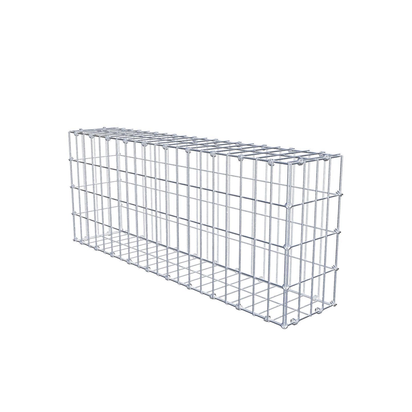 Gabion 100 cm x 40 cm x 20 cm (L x H x D), mesh size 5 x 10 cm, spiral ring