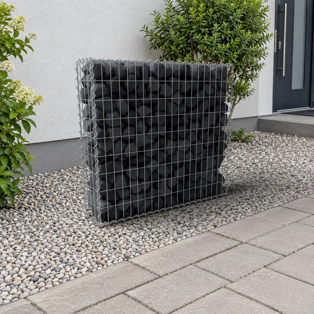 Gabion 100 cm x 90 cm x 20 cm (L x H x P), mailles 5 cm x 10 cm, spirale
