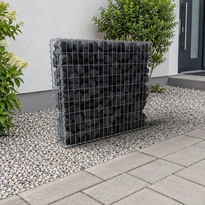 Gabion 100 cm x 90 cm x 20 cm (L x H x P), mailles 5 cm x 10 cm, spirale