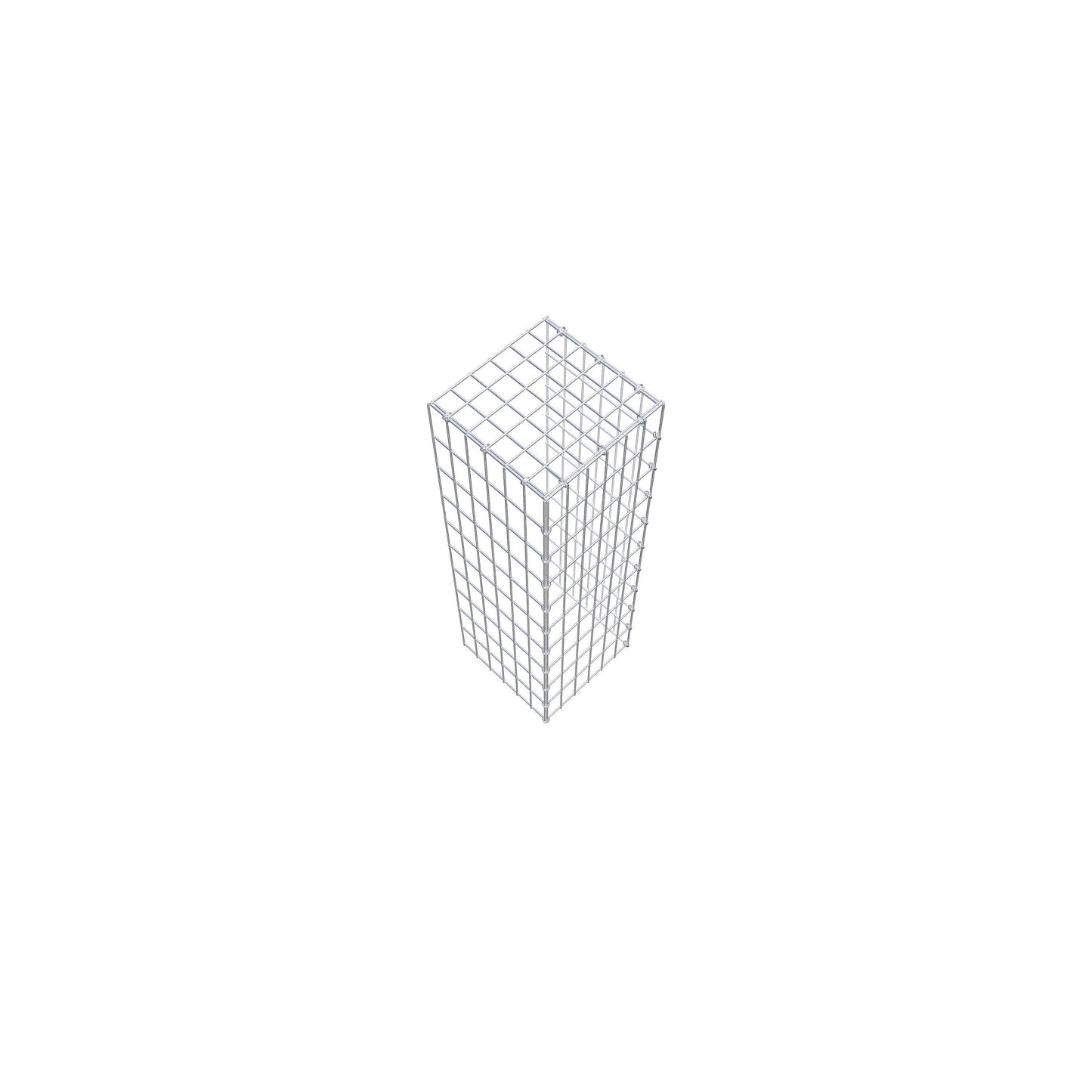 Gabião Tipo 4 100 cm x 30 cm x 30 cm (C x A x P), malhagem 5 cm x 10 cm, anel C