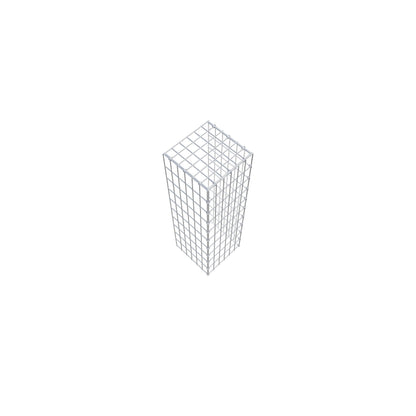 Gabião Tipo 4 100 cm x 30 cm x 30 cm (C x A x P), malhagem 5 cm x 10 cm, anel C