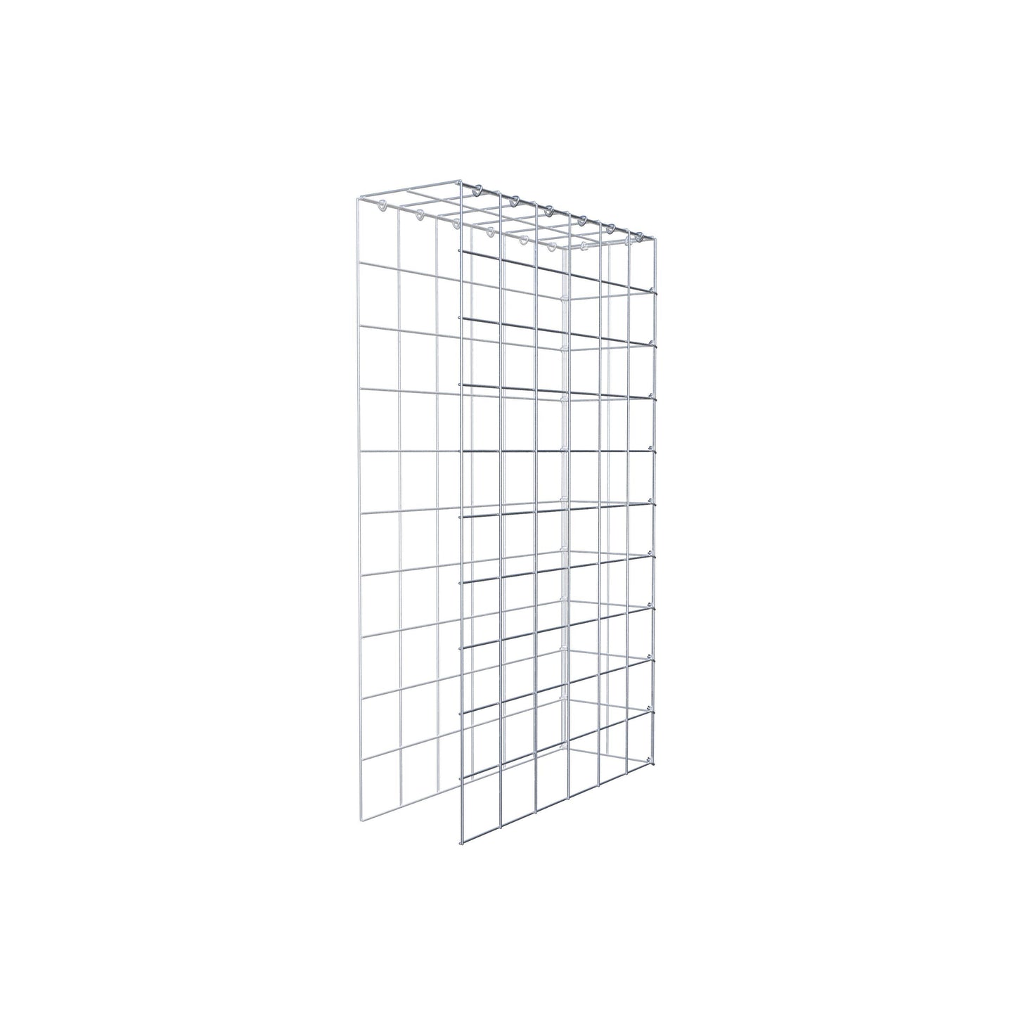 Gabião Tipo 4 100 cm x 60 cm x 20 cm (C x A x P), malhagem 10 cm x 10 cm, anel C