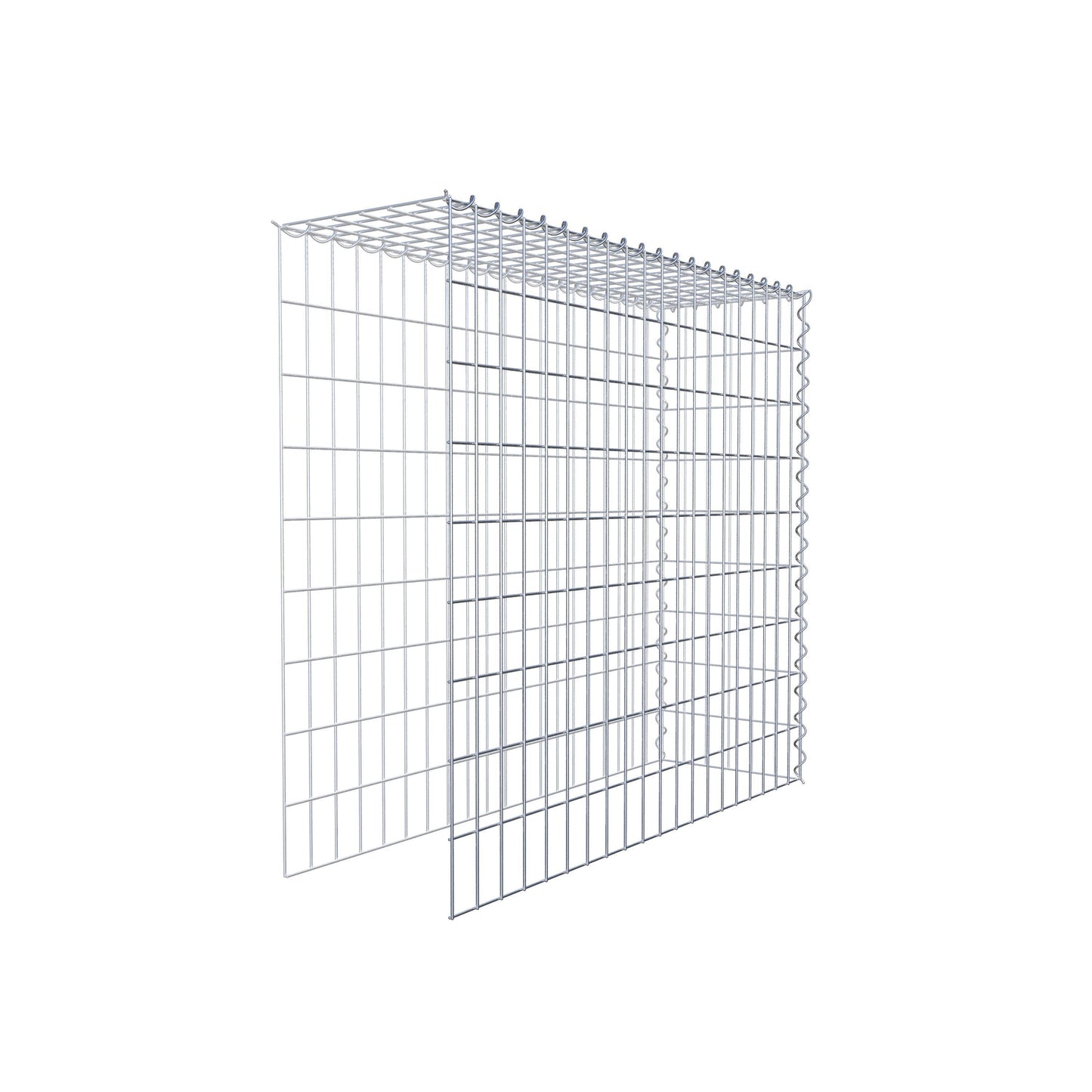 Gabbione aggiuntivo tipo 4 100 cm x 90 cm x 30 cm (L x H x P), maglia 5 cm x 10 cm, spirale