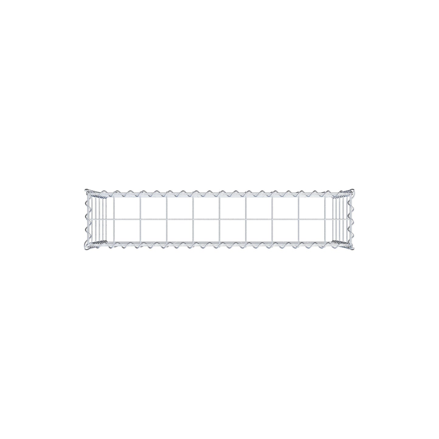 Extra gabion typ 3 100 cm x 50 cm x 20 cm (L x H x D), maskstorlek 10 cm x 10 cm, spiral