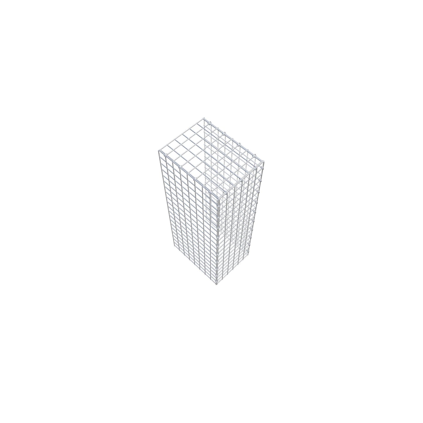 Gabião Tipo 4 100 cm x 40 cm x 30 cm (C x A x P), malhagem 5 cm x 5 cm, anel C