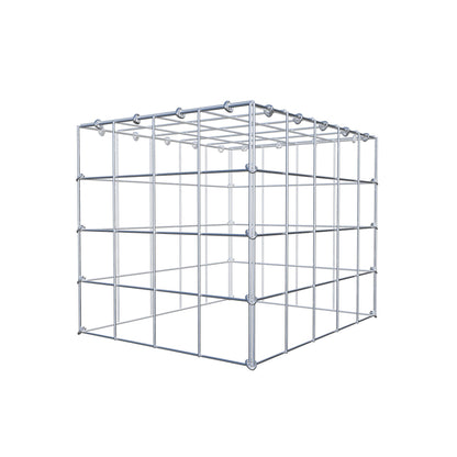 Mounted gabion type 3 50 cm x 40 cm x 40 cm (L x H x D), mesh size 10 cm x 10 cm, C-ring