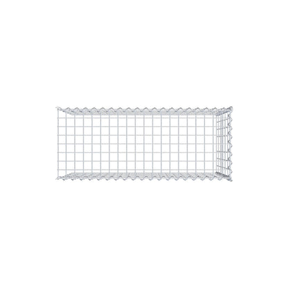 Gabbione aggiuntivo tipo 4 100 cm x 60 cm x 40 cm (L x H x P), maglia 5 cm x 10 cm, spirale
