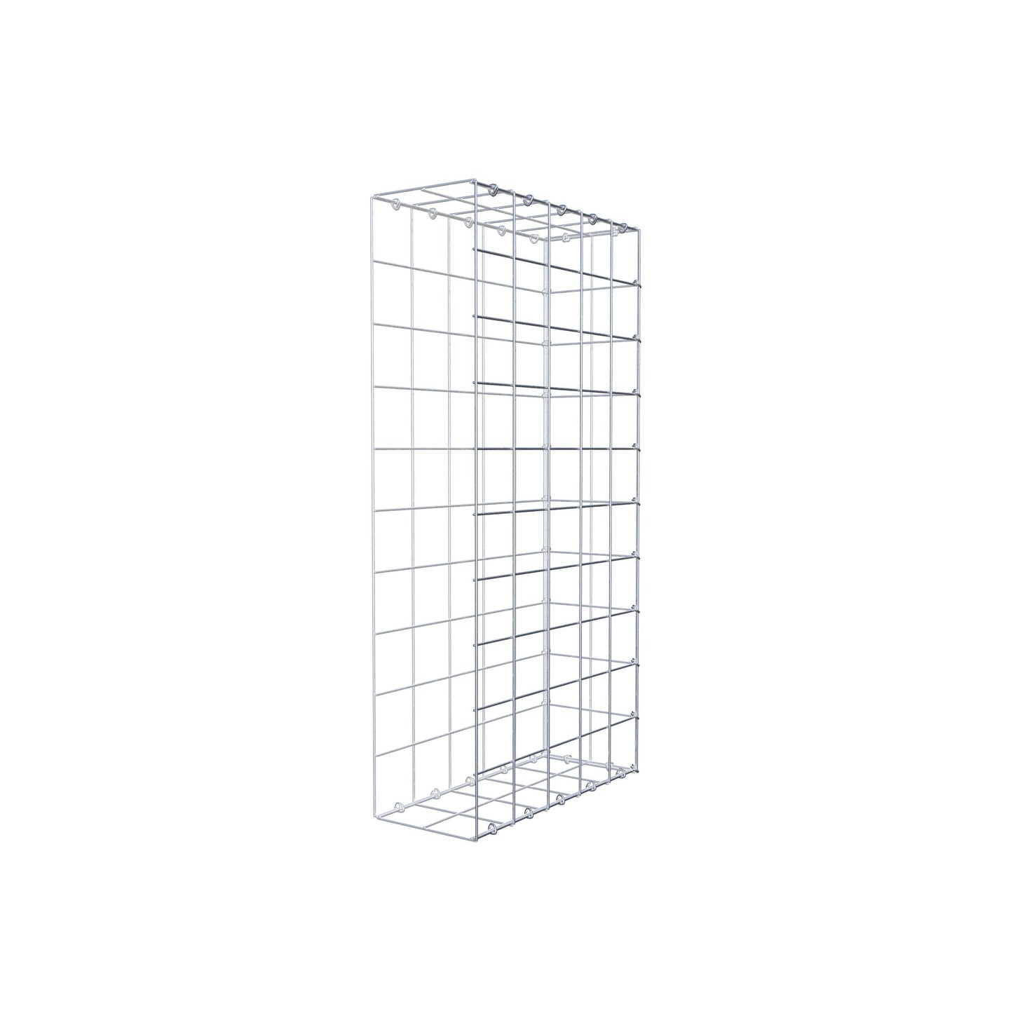 Gavión complementario de tipo 2 100 cm x 50 cm x 20 cm (L x A x P), malla 10 cm x 10 cm, anillo en C