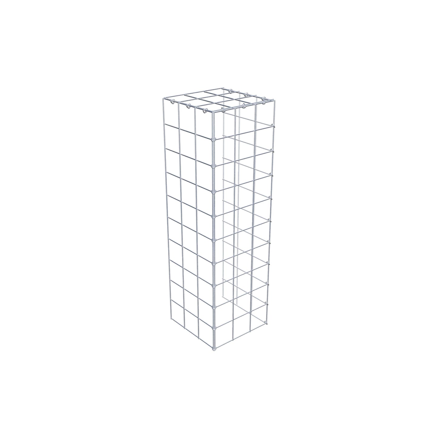 Extra gabion typ 4 100 cm x 30 cm x 30 cm (L x H x D), maskstorlek 10 cm x 10 cm, C-ring