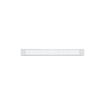 Gabion 200 cm x 100 cm x 20 cm (L x H x D), mesh size 5 cm x 10 cm, C-ring